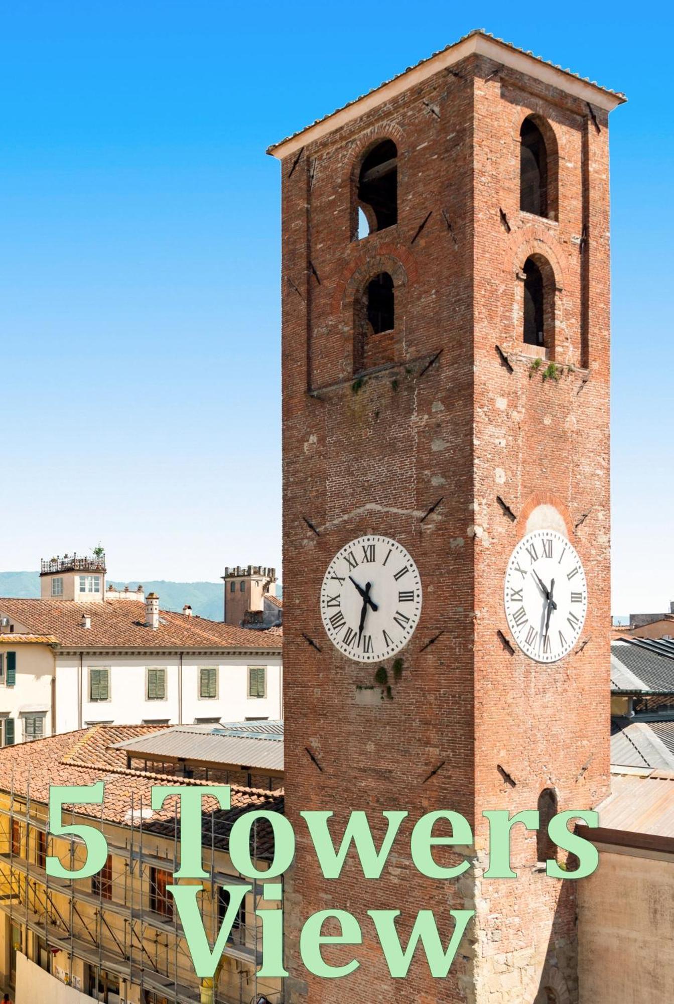 Al Carmine Apartments Towers View With Ac Lucca Buitenkant foto